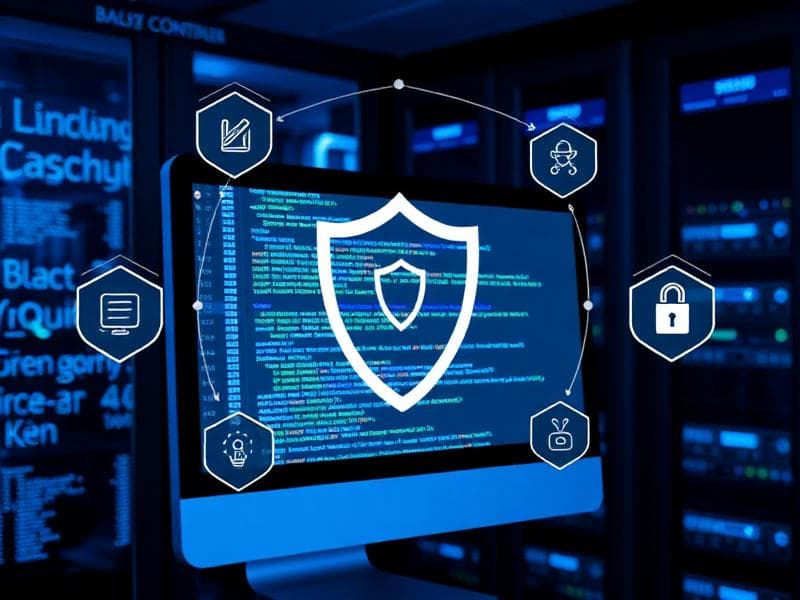 Website security and maintenance dashboard