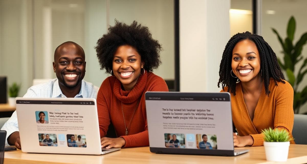 Happy clients working with KevCodePulse websites