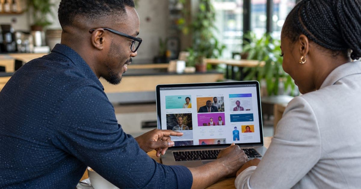 Best web designers in Nairobi — professional web design team at work